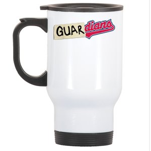 Funny Tape Up Cleveland Stainless Steel Travel Mug