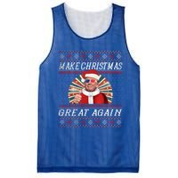 Funny Trump Ugly Christmas Funny Gift Make Christmas Great Again Funny Gift Mesh Reversible Basketball Jersey Tank