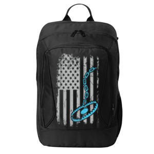 Fur Trapper US American Flag Cool Outdoor Trapping Gear  City Backpack