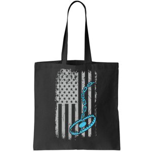 Fur Trapper US American Flag Cool Outdoor Trapping Gear  Tote Bag