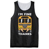 Funny Thrown Under The Bus Mesh Reversible Basketball Jersey Tank