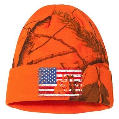 Farm Tractors Usa Flag Patriotic Farming Kati Licensed 12" Camo Beanie