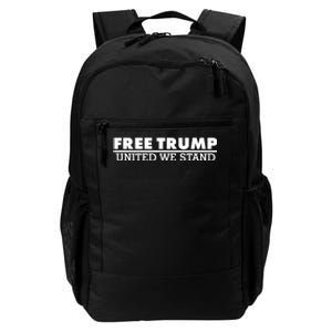 Free Donald Trump United We Stand Supporter Daily Commute Backpack