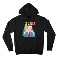 Fake Trees Us President Donald Trump Ugly Christmas Hoodie