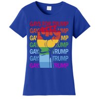 For Trump Usa Flag Pro Reelect Trump 2024 Lgbtq Flag Gift Women's T-Shirt