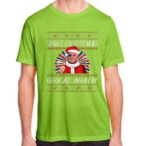 Funny Trump Ugly Christmas Gifts Make Christmas Great Again Adult ChromaSoft Performance T-Shirt