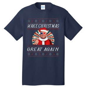 Funny Trump Ugly Christmas Gifts Make Christmas Great Again Tall T-Shirt