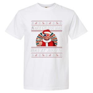 Funny Trump Ugly Christmas Gifts Make Christmas Great Again Garment-Dyed Heavyweight T-Shirt