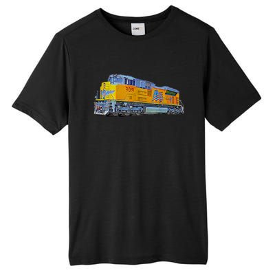 Freight Train Union Pacific Engine Tall Fusion ChromaSoft Performance T-Shirt