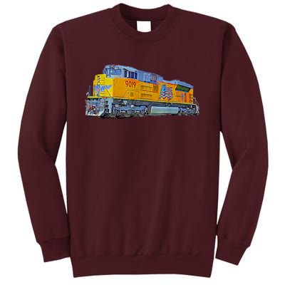 Freight Train Union Pacific Engine Tall Sweatshirt