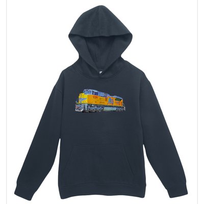 Freight Train Union Pacific Engine Urban Pullover Hoodie