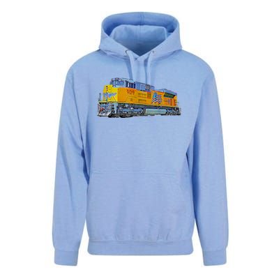 Freight Train Union Pacific Engine Unisex Surf Hoodie