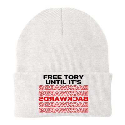 Free Tory Until ItS Backwards Knit Cap Winter Beanie