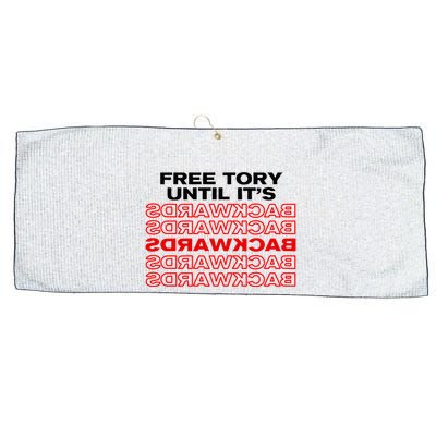 Free Tory Until ItS Backwards Large Microfiber Waffle Golf Towel