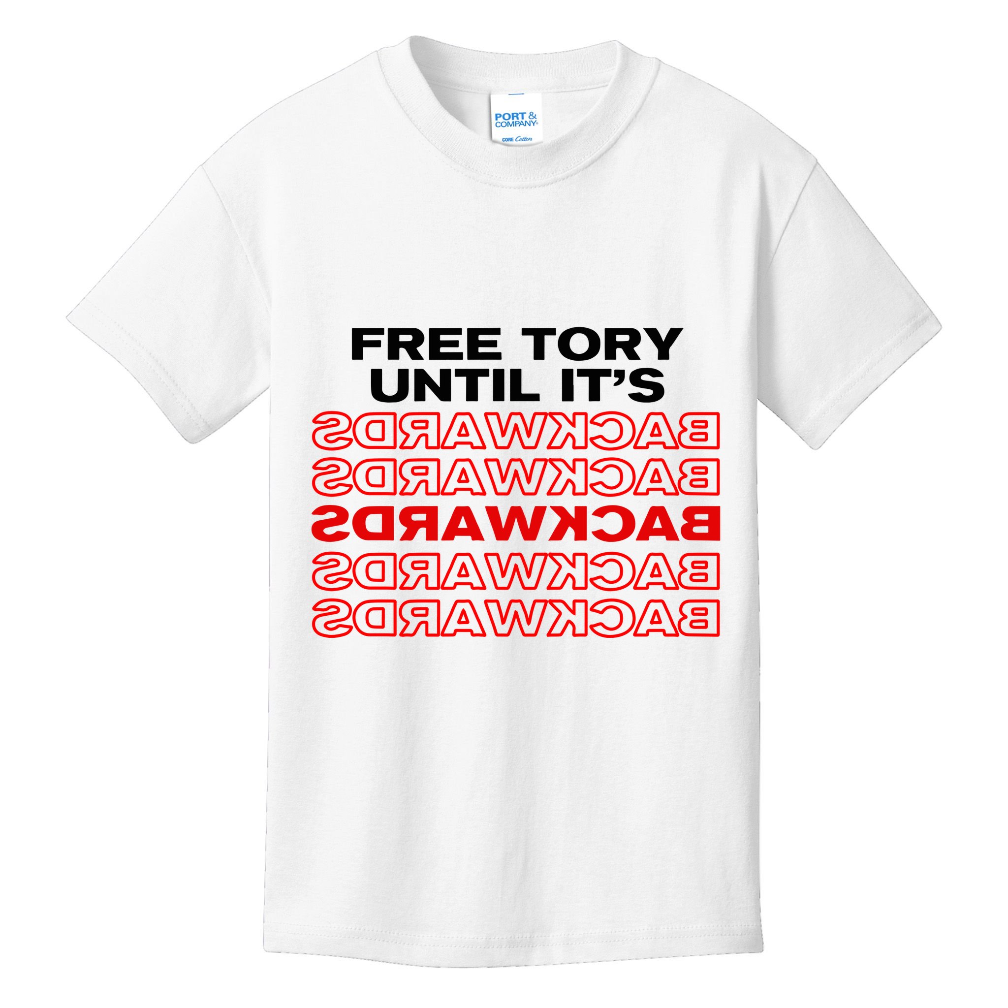 Free Tory Until ItS Backwards Kids T-Shirt
