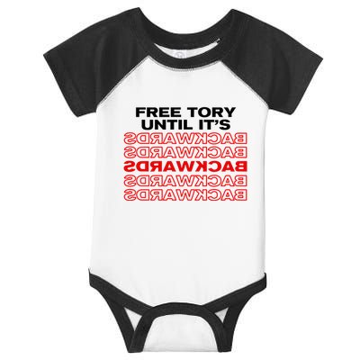 Free Tory Until ItS Backwards Infant Baby Jersey Bodysuit