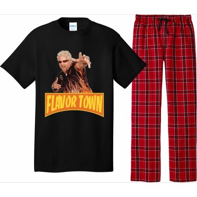 Flavor Town Usa Guy Flerl Pajama Set