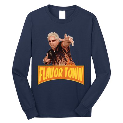 Flavor Town Usa Guy Flerl Long Sleeve Shirt