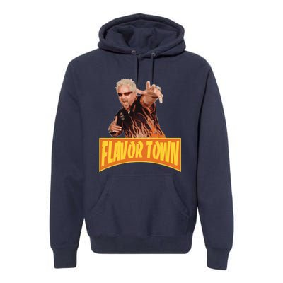 Flavor Town Usa Guy Flerl Premium Hoodie