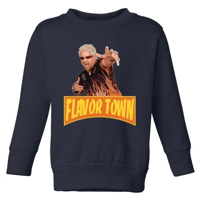 Flavor Town Usa Guy Flerl Toddler Sweatshirt