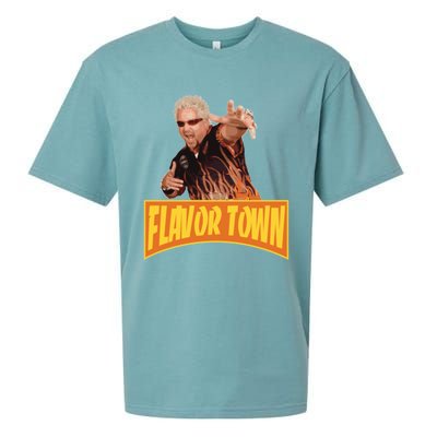 Flavor Town Usa Guy Flerl Sueded Cloud Jersey T-Shirt