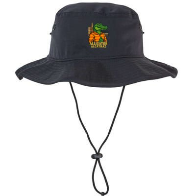 Funny Thumbs Up Alligator Alcatraz Bucket Hat