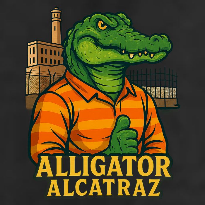 Funny Thumbs Up Alligator Alcatraz Hat