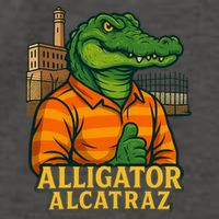 Funny Thumbs Up Alligator Alcatraz Vector Backpack