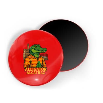 Funny Thumbs Up Alligator Alcatraz Magnet