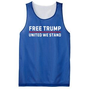 Free Trump United We Stand Support Trump 2024 Funny Gift Mesh Reversible Basketball Jersey Tank