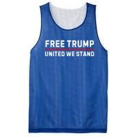 Free Trump United We Stand Support Trump 2024 Funny Gift Mesh Reversible Basketball Jersey Tank