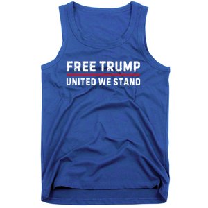 Free Trump United We Stand Support Trump 2024 Funny Gift Tank Top