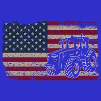 Farm Tractors Usa Flag Patriotic Farming Gift Toddler T-Shirt