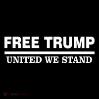Free Trump United We Stand President Trump Supportive Drawstring Bag