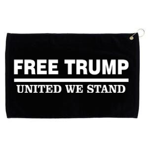 Free Trump United We Stand President Trump Supportive Grommeted Golf Towel