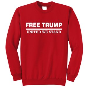 Free Trump United We Stand President Trump Supportive Sweatshirt