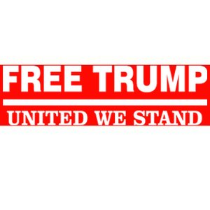 Free Trump United We Stand President Trump Supportive Bumper Sticker