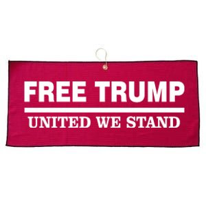 Free Trump United We Stand President Trump Supportive Large Microfiber Waffle Golf Towel