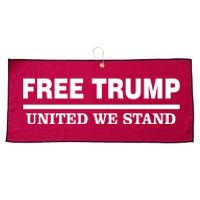 Free Trump United We Stand President Trump Supportive Large Microfiber Waffle Golf Towel