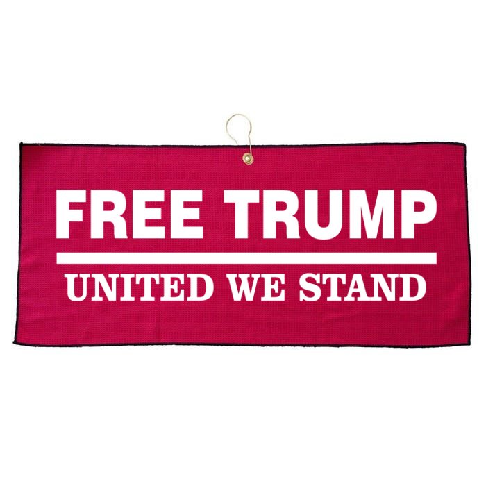 Free Trump United We Stand President Trump Supportive Large Microfiber Waffle Golf Towel