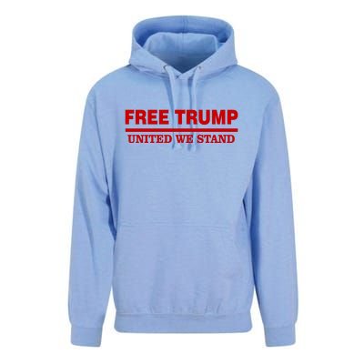 Free Trump United We Stand President Trump Supportive Unisex Surf Hoodie