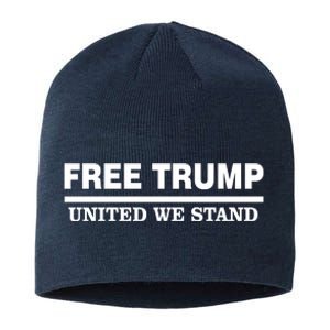 Free Trump United We Stand Sustainable Beanie