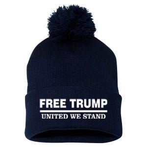 Free Trump United We Stand Pom Pom 12in Knit Beanie