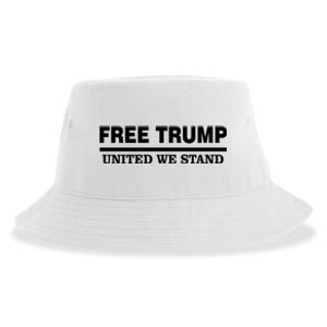 Free Trump United We Stand Sustainable Bucket Hat