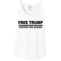 Free Trump United We Stand Ladies Essential Tank