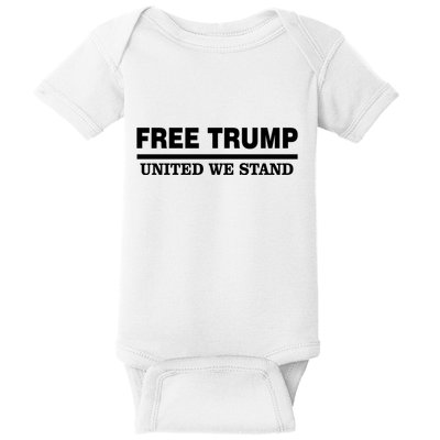 Free Trump United We Stand Baby Bodysuit