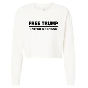 Free Trump United We Stand Cropped Pullover Crew