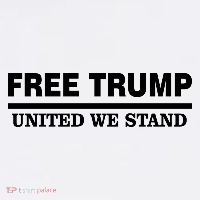 Free Trump United We Stand Women's V-Neck T-Shirt