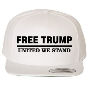 Free Trump United We Stand Wool Snapback Cap