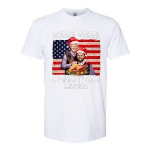 Funny Trump Vance Winner Winner Christmas Dinner Santa Softstyle CVC T-Shirt